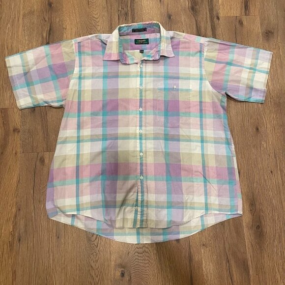 vintage Colours by Alexander Julian plaid shirt - Picture 1 of 7